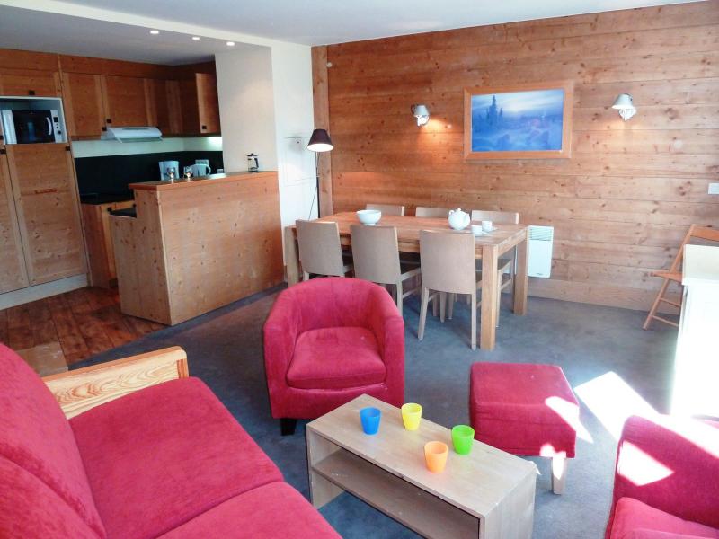 Ski verhuur Appartement 4 kamers 8 personen (608) - Aster - Avoriaz - Woonkamer