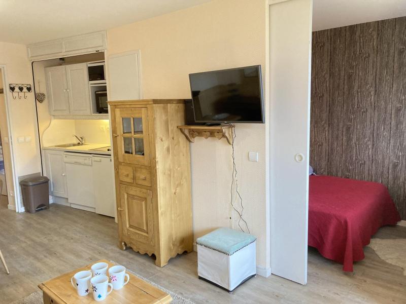 Skiverleih 2-Zimmer-Appartment für 4 Personen (404) - Hôtel de la Falaise - Avoriaz - Wohnzimmer