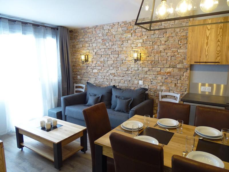 Skiverleih 3-Zimmer-Appartment für 6 Personen (301) - Hôtel de la Falaise - Avoriaz - Wohnzimmer