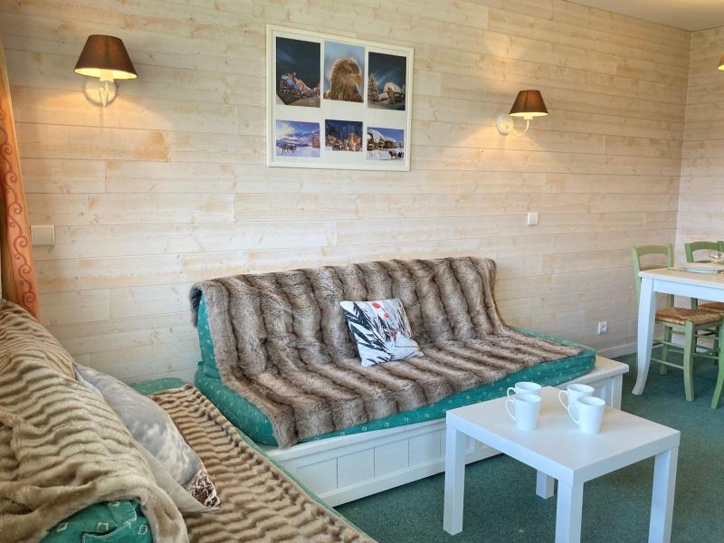 Ski verhuur Appartement 2 kamers 5 personen (204) - Hôtel de la Falaise - Avoriaz - Woonkamer