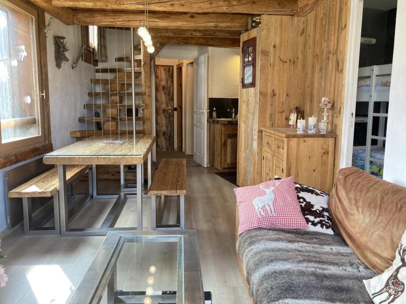 Skiverleih 4 Zimmer Maisonettewohnung für 6 Personen - Néva - Avoriaz - Wohnzimmer