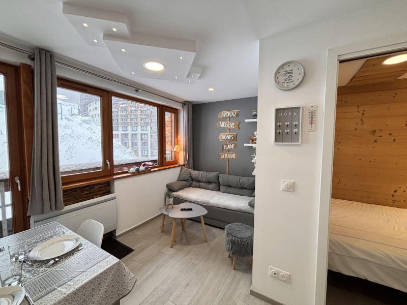 Ski verhuur Appartement 2 kamers 4 personen (415) - Résidence Alpages I - Avoriaz - Woonkamer