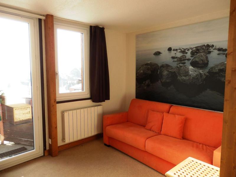 Rent in ski resort Studio 4 people (2514) - Résidence Alpages II - Avoriaz - Living room