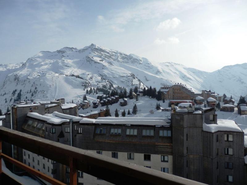 Location au ski Studio 4 personnes (2514) - Résidence Alpages II - Avoriaz - Terrasse