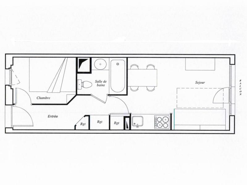 Skiverleih Résidence Douchka - Avoriaz - Plan