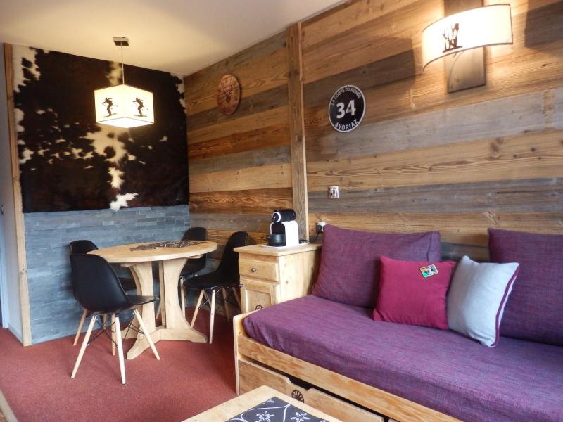 Ski verhuur Appartement 2 kamers 4 personen (123) - Résidence Douchka - Avoriaz - Woonkamer