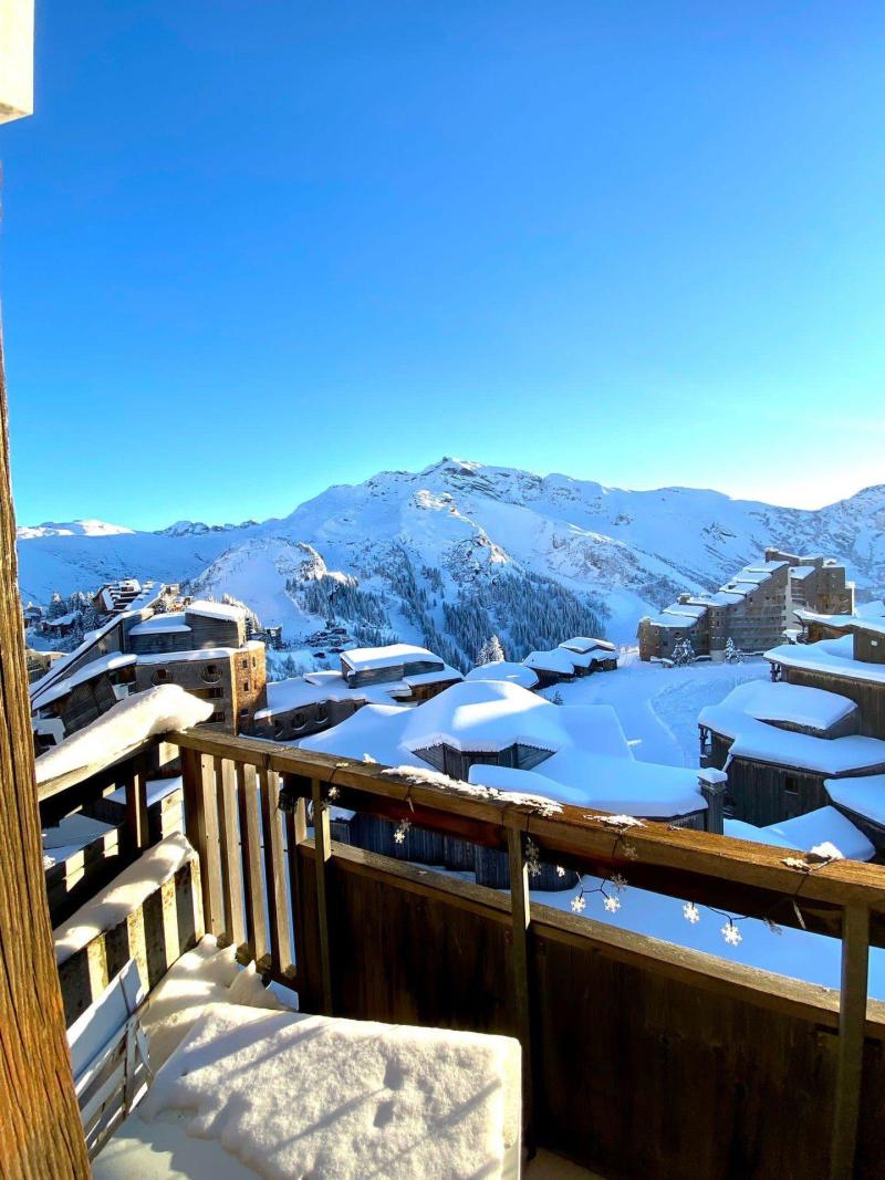 Ski verhuur Appartement 2 kamers 5 personen (718) - Résidence Douchka - Avoriaz - Balkon