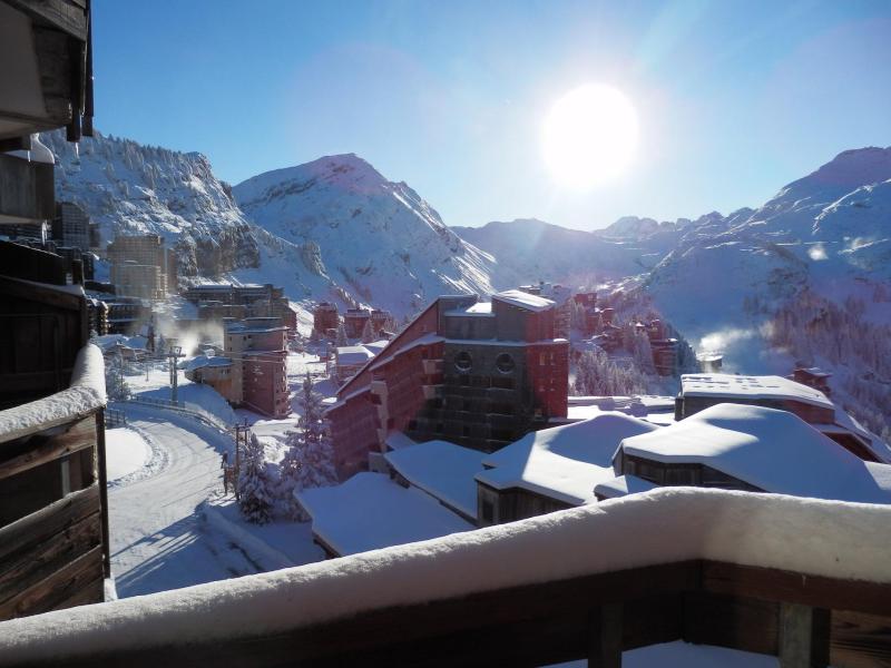 Ski verhuur Studio bergnis 4 personen (613) - Résidence Douchka - Avoriaz - Balkon