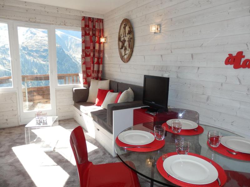 Ski verhuur Studio bergnis 4 personen (613) - Résidence Douchka - Avoriaz - Woonkamer