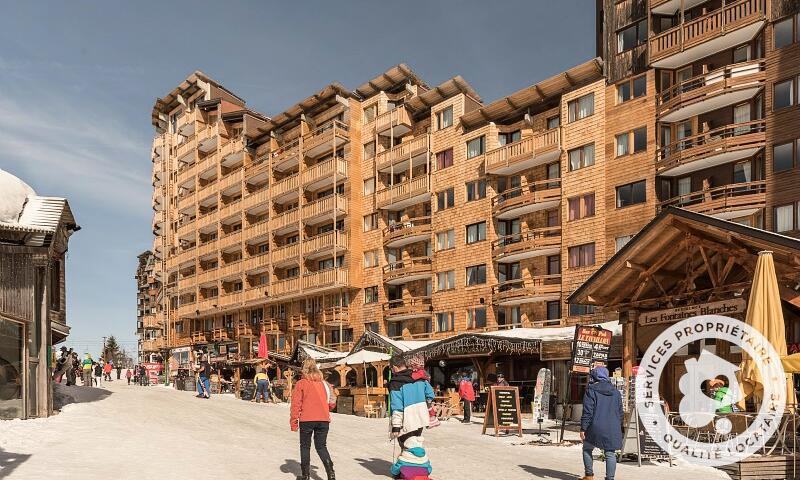 Vakantie in de bergen Résidence les Fontaines Blanches - MH - Avoriaz - Buiten winter