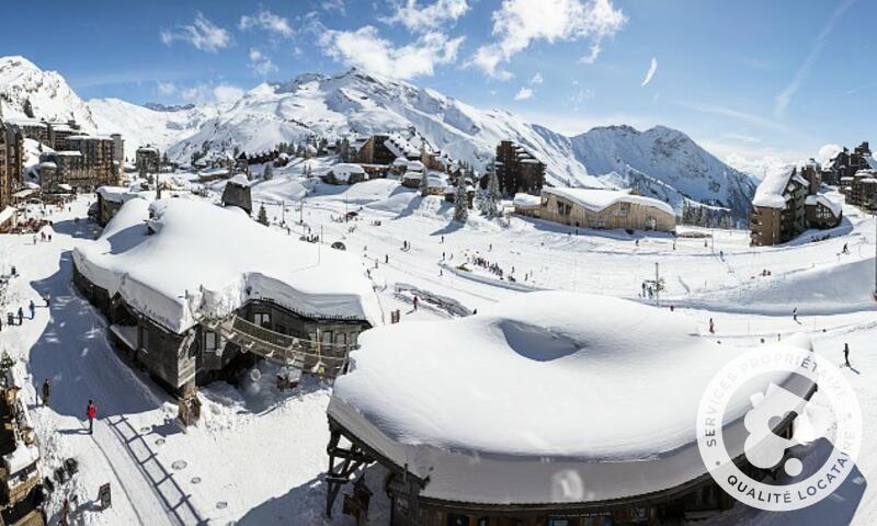 Аренда на лыжном курорте Résidence les Fontaines Blanches - MH - Avoriaz - зимой под открытым небом