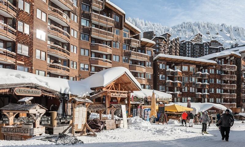 Location au ski Résidence les Fontaines Blanches - MH - Avoriaz - Extérieur hiver