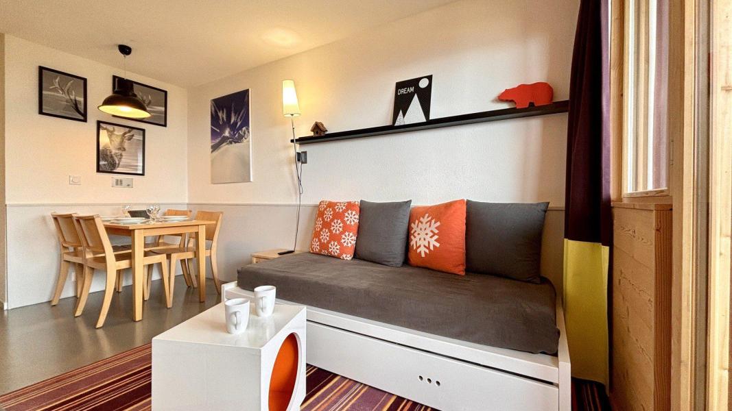 Rent in ski resort 2 room apartment 4 people (1014) - Résidence Malinka - Avoriaz - Living room