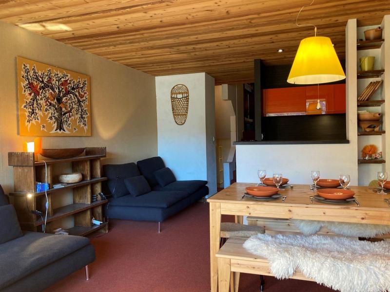 Skiverleih 3 Zimmer Maisonettewohnung für 6 Personen (247) - Résidence Mélèzes II - Avoriaz - Wohnzimmer