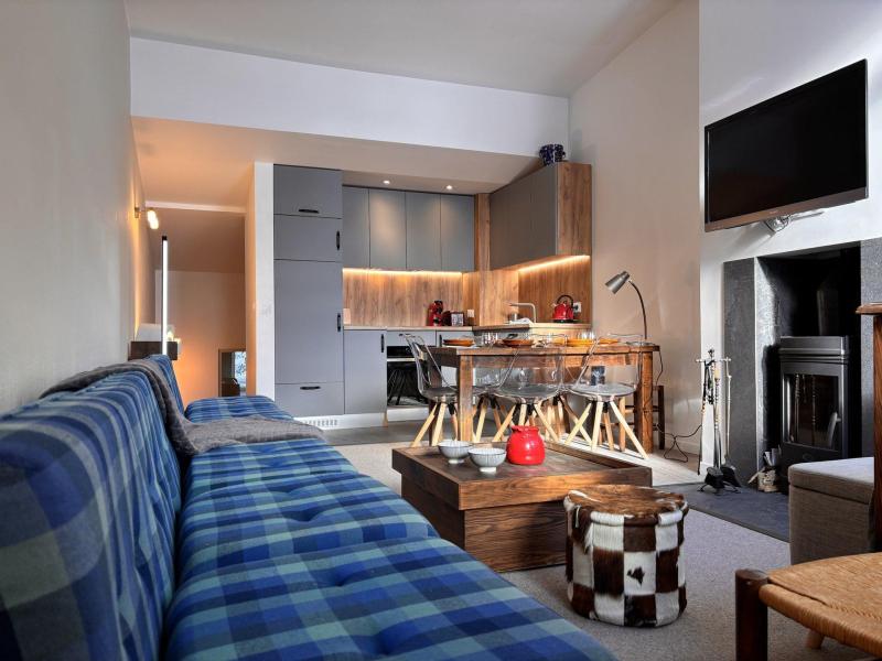 Skiverleih Triplex Wohnung 3 Zimmer 6 Personen (298) - Résidence Mélèzes II - Avoriaz - Wohnzimmer