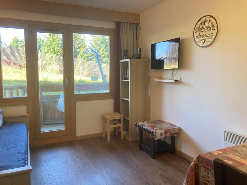 Ski verhuur Studio bergnis 4 personen (B04) - Résidence Saskia 1 - Avoriaz - Woonkamer