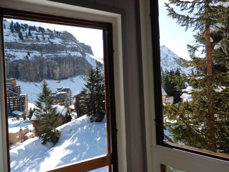 Location au ski Studio mezzanine 4 personnes (109) - Résidence Sosna 2 - Avoriaz - Fenêtre