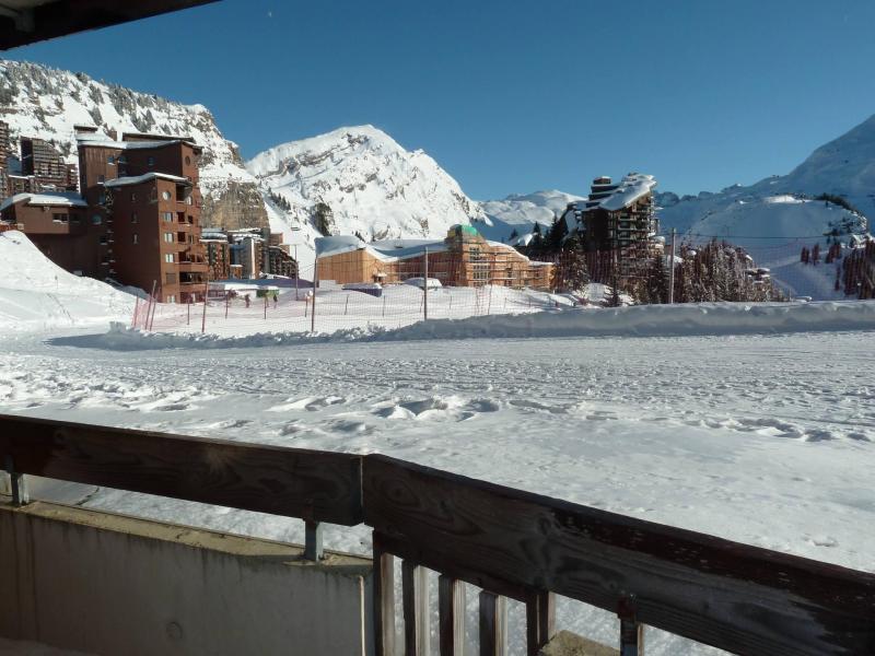 Wynajem na narty Apartament 2 pokojowy z alkową 6 osób (117) - Résidence Tilia - Avoriaz - Balkon