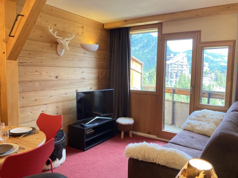 Ski verhuur Appartement duplex 2 kamers 6 personen (403) - Résidence Tilia - Avoriaz - Woonkamer