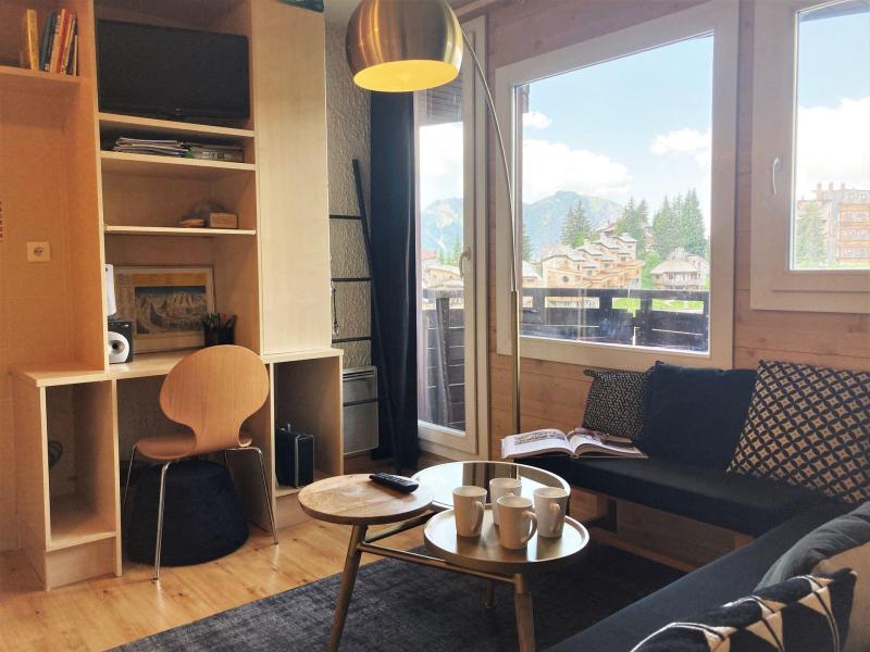 Ski verhuur Appartement 3 kamers 5 personen (742-618) - Snow - Avoriaz - Woonkamer