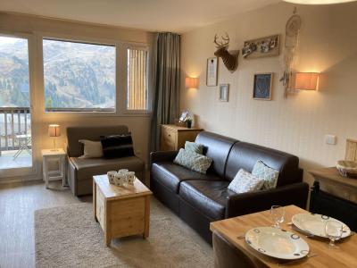 Rent in ski resort 2 room apartment 4 people (404) - Hôtel de la Falaise - Avoriaz - Living room