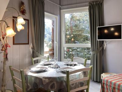 Ski verhuur Studio mezzanine 4 personen (109) - Résidence Sosna 2 - Avoriaz - Woonkamer