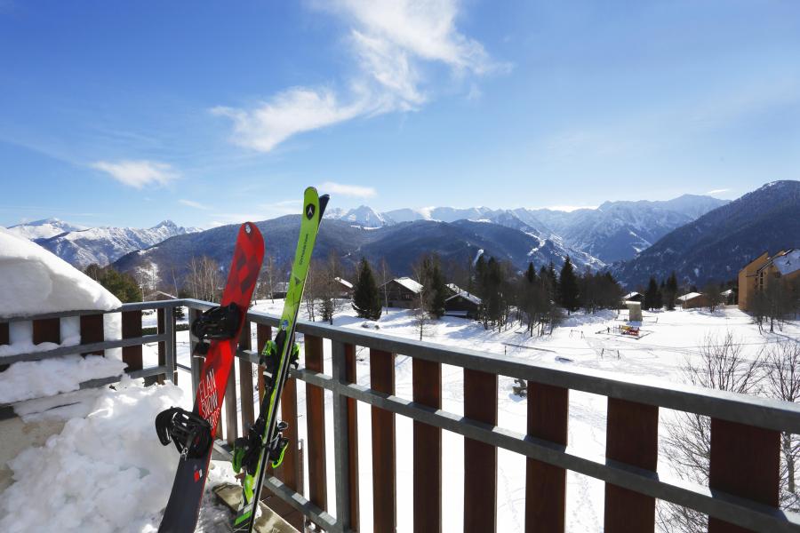 Ski verhuur Résidence les Balcons d'Ax - Ax-Les-Thermes - Buiten winter