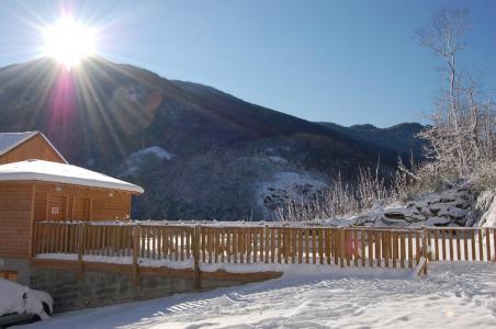 Ski verhuur Résidence Domaine de la Vallée d'Ax - Ax-Les-Thermes - Buiten winter