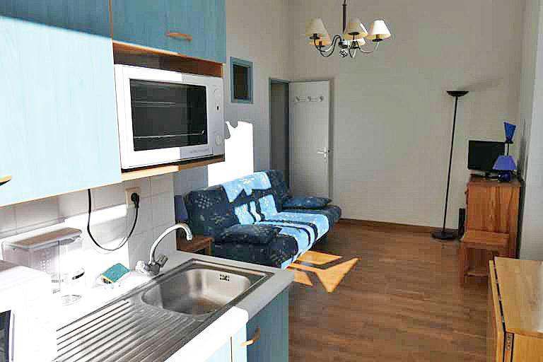 Alquiler al esquí Apartamento cabina para 4 personas (PM7) - Résidence Hélios - Barèges/La Mongie - Kitchenette