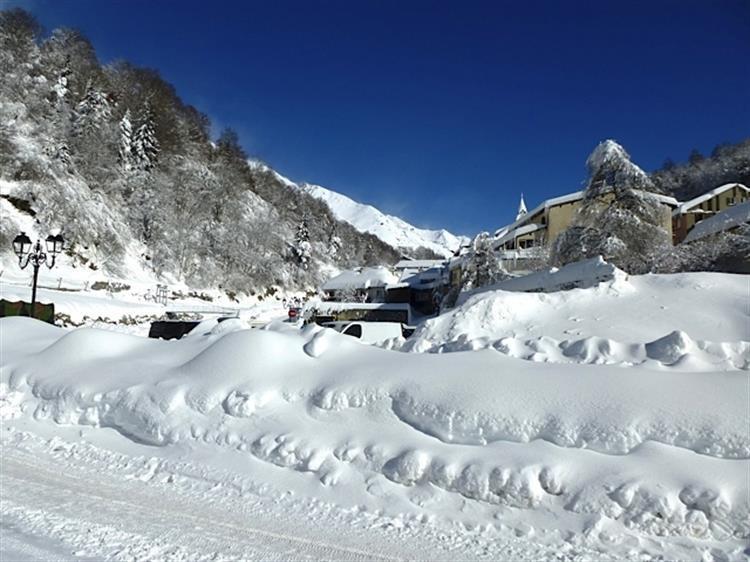 Vacanze in montagna Monolocale con alcova per 5 persone (PM27) - Résidence Le Lienz - Barèges/La Mongie - Esteriore inverno