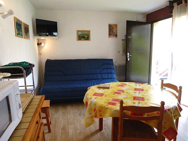 Rent in ski resort Studio sleeping corner 5 people (PM24) - Résidence Les Marmottes - Barèges/La Mongie - Living room