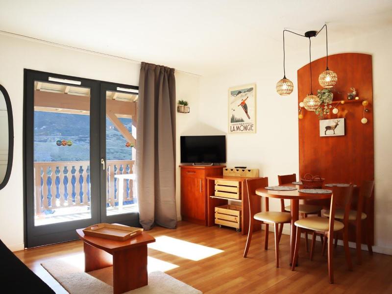 Ski verhuur Studio bergnis 4 personen (S4-80) - Résidence Pic du Midi - Barèges/La Mongie - Woonkamer