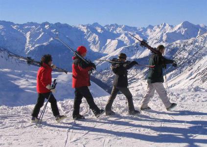 Location au ski Appartement 4 pièces 7 personnes (PM40) - Résidence Léaney - Barèges/La Mongie - Extérieur hiver
