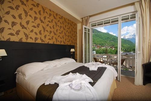 Skiverleih Privileg Zimmer (2 personen) - Le Golf Hôtel - Brides Les Bains - Schlafzimmer