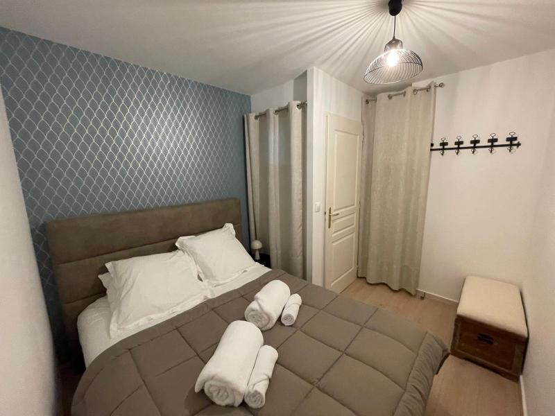 Skiverleih 4-Zimmer-Holzhütte für 6 Personen (3) - Résidence Alba - Brides Les Bains - Schlafzimmer