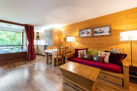 Alquiler al esquí Apartamento 3 piezas cabina para 6 personas (301) - Résidence Cybèle BAT4 - Brides Les Bains - Estancia
