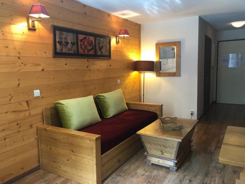 Ski verhuur Studio bergnis 4 personen (221) - Résidence Cybèle - Brides Les Bains - Woonkamer