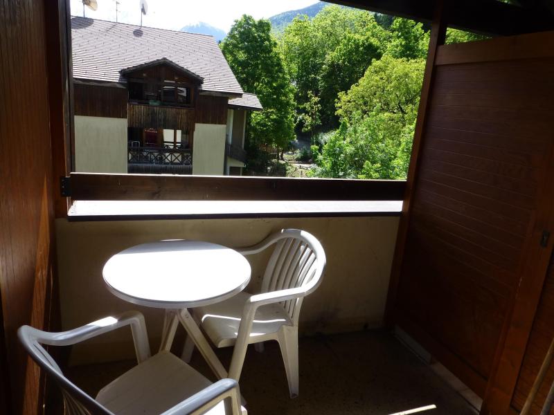 Skiverleih Studio Schlafnische 4 Personen (1408) - Résidence Cybèle - Brides Les Bains - Balkon