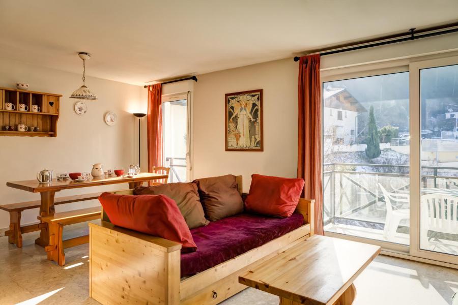 Ski verhuur Appartement 2 kamers 6 personen (31) - Résidence de la Poste - Brides Les Bains - Woonkamer