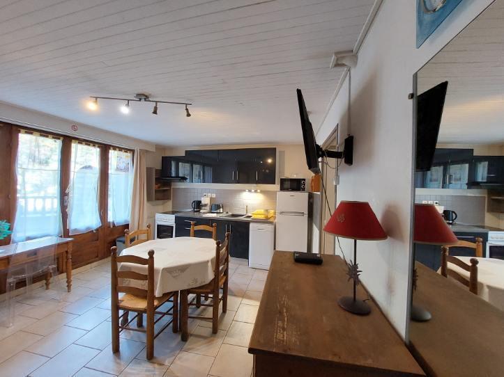 Аренда на лыжном курорте Апартаменты 2 комнат 4 чел. (COUCHANT) - Résidence Eaux Vives - Brides Les Bains - Салон