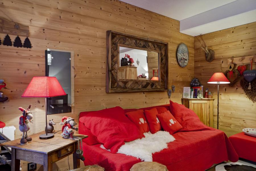 Ski verhuur Studio bergnis 4 personen (204) - Résidence le Grand Chalet - Brides Les Bains - Woonkamer