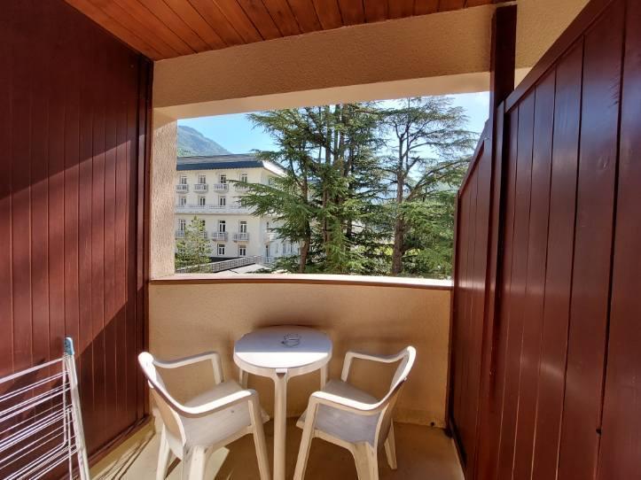 Skiverleih Studio für 2 Personen (212) - Résidence le Grand Chalet - Brides Les Bains - Balkon