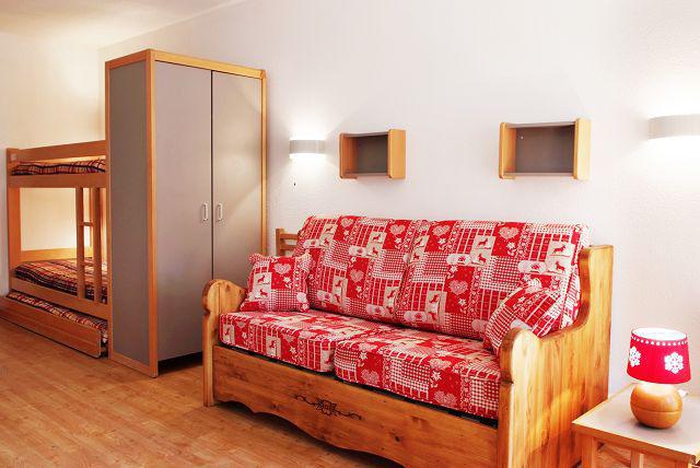 Skiverleih Studio Schlafnische 4 Personen (113) - Résidence le Grand Chalet - Brides Les Bains - Wohnzimmer