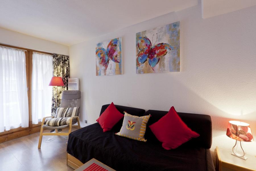 Rent in ski resort Studio sleeping corner 4 people (306) - Résidence le Grand Chalet - Brides Les Bains - Living room