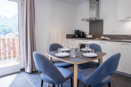 Skiverleih 2-Zimmer-Appartment für 4 Personen (2P4M - Moderne) - Eureca - Brides Les Bains - Wohnzimmer