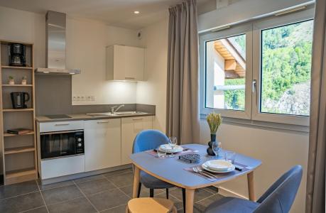 Rent in ski resort Studio 2 people (SM2 - Moderne (sans balcon)) - Eureca - Brides Les Bains - Kitchen