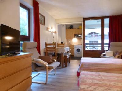 Rent in ski resort Studio sleeping corner 4 people (1306) - Résidence Cybèle - Brides Les Bains - Living room