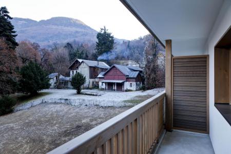 Wynajem na narty Apartament 2 pokojowy 4 osób (OLY201) - Résidence de l'Olympe - Brides Les Bains - Taras