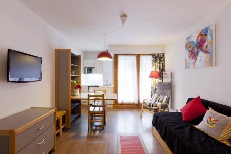 Rent in ski resort Studio sleeping corner 4 people (306) - Résidence le Grand Chalet - Brides Les Bains - Living room