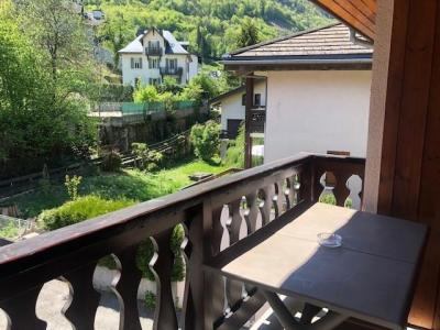 Skiverleih 3-Zimmer-Appartment für 4 Personen (5) - Résidence les Colombes - Brides Les Bains - Terrasse